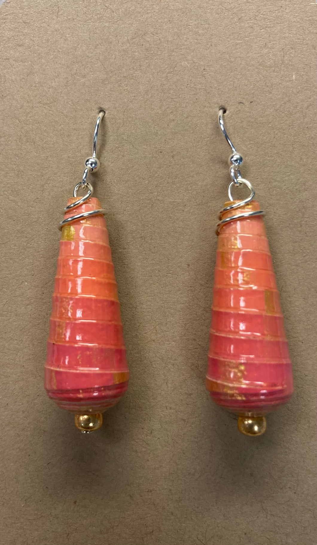 Coral Ombré Earrings