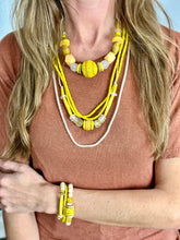 Load image into Gallery viewer, Yellow Slim Choker Necklace
