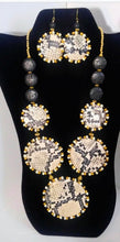 Load image into Gallery viewer, Snake Skin Faux Leather Necklace Set
