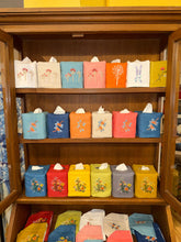 Load image into Gallery viewer, Mustard Color Linen Tissue Box Covers- Hand Embroidered
