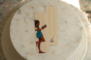 Black Girl Reading Bookmark