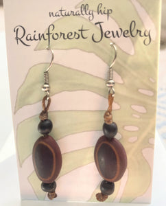 Everyday Rainforest Earrings- Tamarind