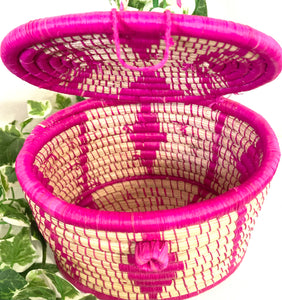 Fuschia Basket