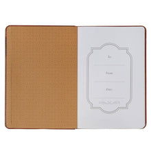 Load image into Gallery viewer, Be Still Brown Ps. 46:10- Brown Journal w/Elastic
