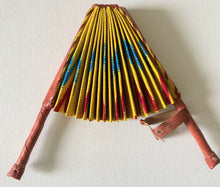 Load image into Gallery viewer, Yellow- Folding Hand Fan - Multi
