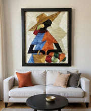 Load image into Gallery viewer, Market Day- Thread Art
