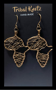 Map of Africa Earrings