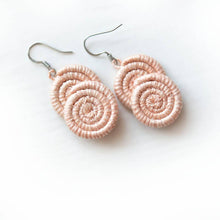 Load image into Gallery viewer, Kimwe Woven Earrings: Celestial Blue
