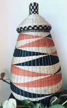 Load image into Gallery viewer, Teardrop Basket: Black, Rust &amp; Natural
