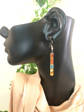 Load image into Gallery viewer, Rust Glass Earrings
