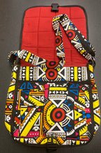 Load image into Gallery viewer, Laptop Crossbody Bag - Black &amp; Yellow Multicolor
