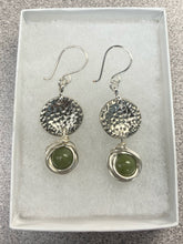 Load image into Gallery viewer, Green Jade Earrings
