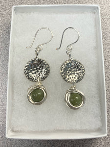Green Jade Earrings