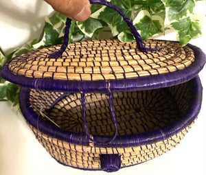 Purple Mukazi Basket