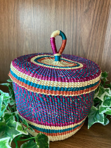Abena Lidded Basket