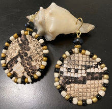 Load image into Gallery viewer, Snake Skin Earrings
