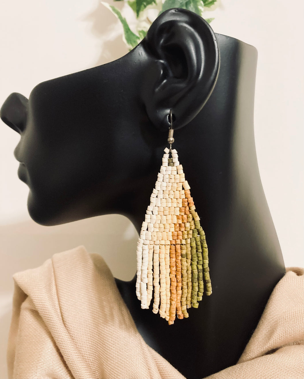 Colors of the Earth Fringe Earrings