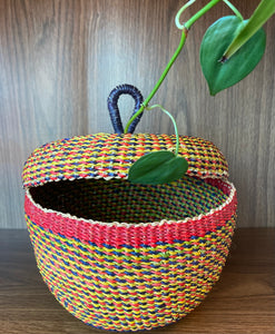 Kwame Lidded Basket