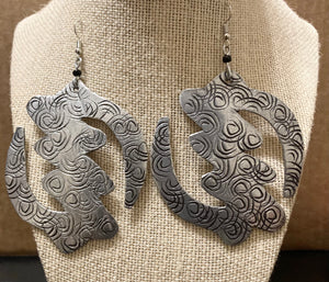 Gye Nyame Earrings- ALUMINUM