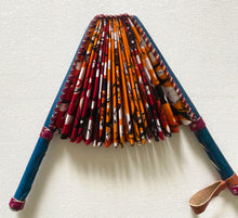 Load image into Gallery viewer, Folding Hand Fan - Red &amp; Orange
