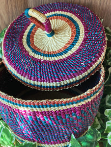 Abena Lidded Basket