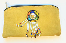Load image into Gallery viewer, Yellow Beaded Wallet
