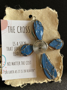 Giving Cross (Blue)