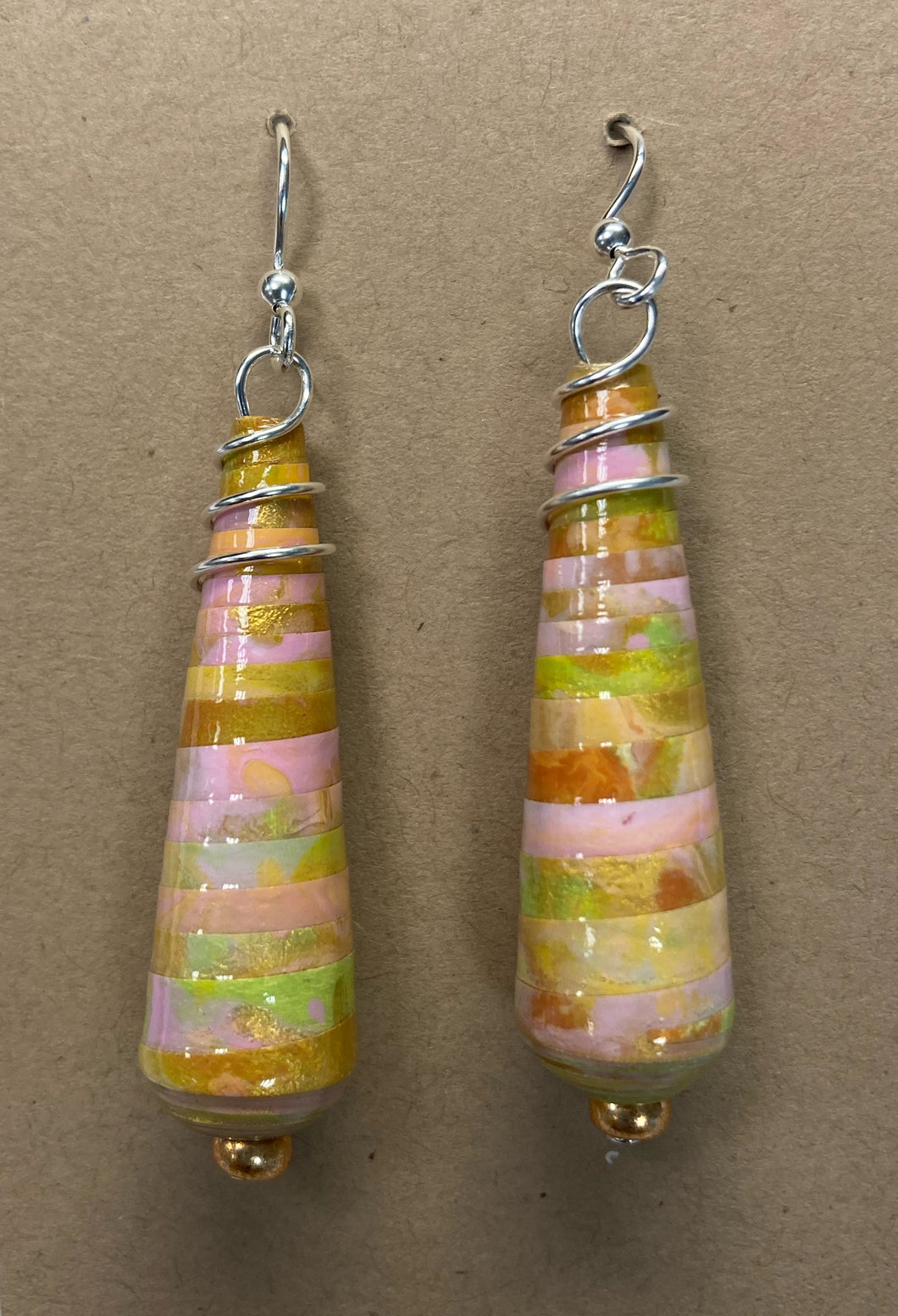 Spiral Art Earrings