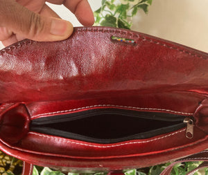 Maasai Leather Beaded Bag