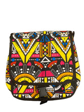 Load image into Gallery viewer, Laptop Crossbody Bag - Black &amp; Yellow Multicolor
