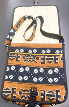 Load image into Gallery viewer, Brown Cowrie Print - Laptop Crossbody Bag
