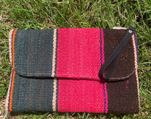 Load image into Gallery viewer, Peruvian Andina Wristlet -Pink, Black, Gray
