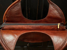 Load image into Gallery viewer, Leather Circle Purse (Cognac)

