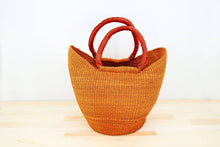 Load image into Gallery viewer, Tote Basket Bag -Orange
