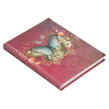 Load image into Gallery viewer, Pink Butterfly Hardcover Journal- Be Still Ps. 46:10
