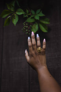 Cork Textile Ring-Adjustable