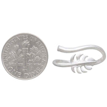 Load image into Gallery viewer, Monstera Leaf Ring:  Sterling Silver-Adjustable
