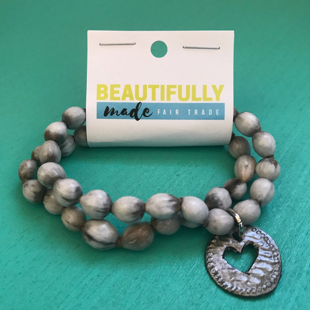 Majok Bracelet- White: S/M