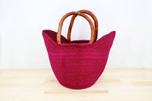 Load image into Gallery viewer, Tote Basket Bag - Pink
