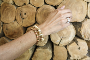 Sunkissed- Single Stack Bracelet