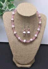 Load image into Gallery viewer, Blush Swirls Necklace Set
