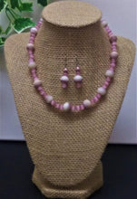 Load image into Gallery viewer, Blush Swirls Necklace Set

