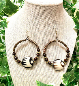 "Kenya" Hoop Earrings