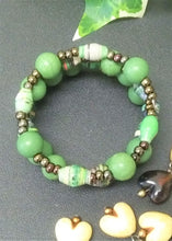 Load image into Gallery viewer, Lily Wrap Bracelet &amp; Earring Set
