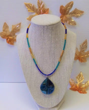 Load image into Gallery viewer, Ocean Breeze Glass Pendant Necklace
