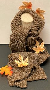 (UNISEX)  Desert Sands Knitted Scarf