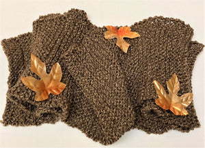 (UNISEX)  Desert Sands Knitted Scarf