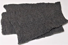 Load image into Gallery viewer, Unisex  Gray Knitted Scarf
