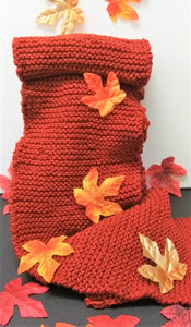 Unisex Terracotta Scarf