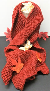 Unisex Terracotta Scarf